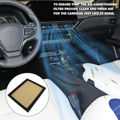 CA10741 Engine Air Filter, Hybrid Air Filter Compatible with Lexus CT200h 2011-2017, Lexus NX300h 2015-2021, Toyota Prius 2010-2015, Toyota RAV4 2016-2018, Replaces OEM# 17801-37021