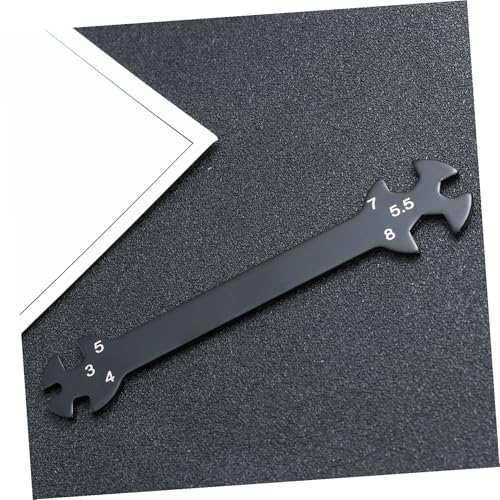 OSALADI 6-in-1 RC Wrench Tool for Turnbuckles Black Adjustable Rod Wrench Multifunctional RC Car Repair Tool Precision Features