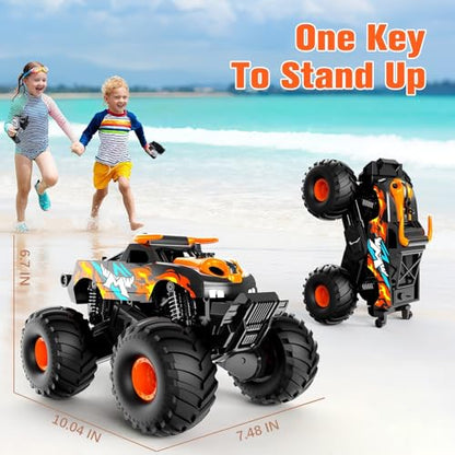 RC Monster Truck Smoke Raging Bull + 8wd Gesture RC Stunt Cars
