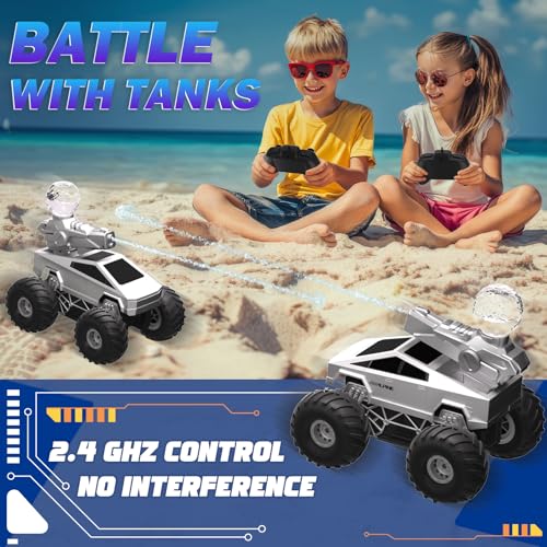 Amphibious Remote Control Car 1:16 All Terrain Off Road RC Monster Truck | 4WD Waterproof RC Truck 2.4GHz RC Car Toys, Kids Birthday Gift for Boys Girls Age 5+ - size: 1:16 RC Car (Amphibious)