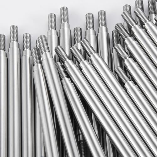 RC Stainless Steel Suspension Links Chassis Linkage Set 100mm | For 1/10 Scale SCX10 TRX4, RC Crawler - size: 100mm
