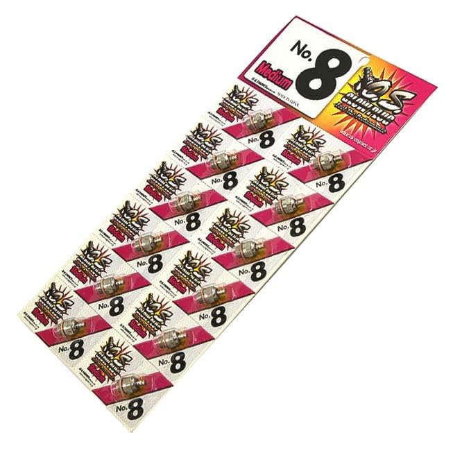 12pcs O.S. 71608001 Spark Glow Plug NO.8 OS #8 for Nitro Engine RC Car Airplane