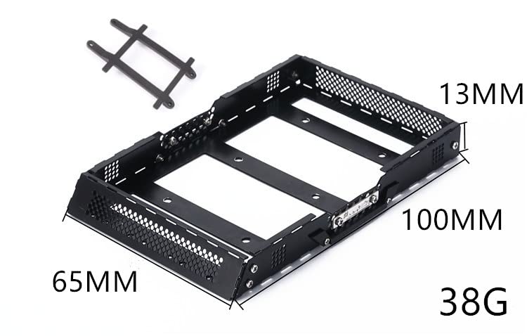 Palumma Metal Roof Luggage Rack Set for Traxxas 1/18 TRX-4M Bronco RC Crawler Car Upgrades