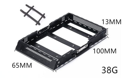 Palumma Metal Roof Luggage Rack Set for Traxxas 1/18 TRX-4M Bronco RC Crawler Car Upgrades
