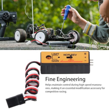 RC Stability Control Mini Gyro Module for RC Cars Accurate Stage Gain Sensitivity RC Car Gyro Controller Module 4-6V