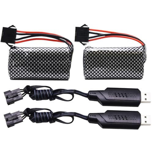 Blomiky 7.4V 600mAh Li-ion SM-5P Plug Battery Suitable for R108 R308Mini 2101 TX2P1 Remote Control RC Boat / R308Mini Battery