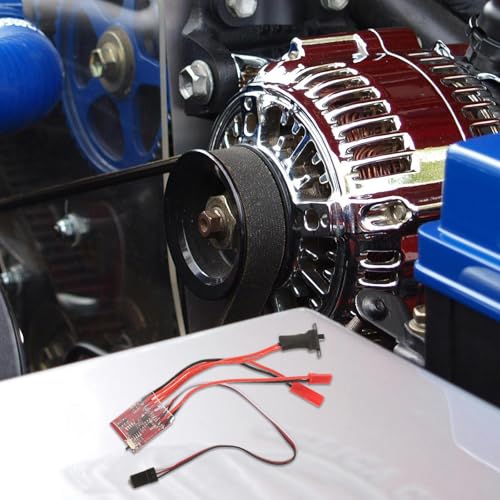 Uonlytech Dual Way Brushed Motor Speed Controller with Brake 30a for Rc Car and Vessel, Compact Design Waterproof Abs Casing Suitable for Marine Use in Different Water Environments