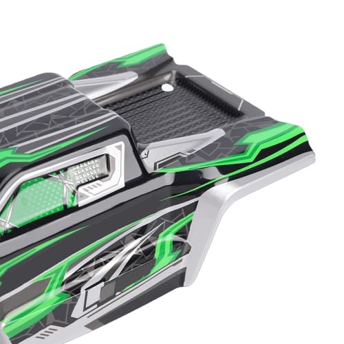 SUNGOOYUE 1/16 Body Shell Rc Car Body Shell, Replacement for Scy16101 Scy16102 1:16 Off Road Trucks, with Graffiti Decals and Mounting Pins (Green) - color: Green