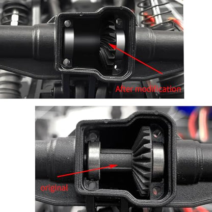 10-22T Overdrive Diff Gears for Tra-xxas TRX4M Bronco Defender | K10 F150 1/18 RC Crawlers Upgrades Parts Helical Differential Gear Set - style: 2set 10-22T