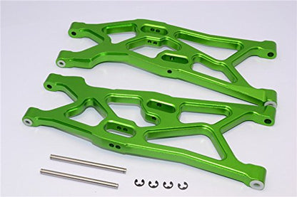 Axial Yeti XL Monster Buggy Upgrade Parts Aluminum Front Lower Suspension Arm - 1Pr Set Green