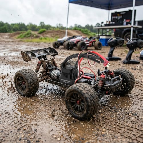 Estink Brushless ESC 120A High Torque Electronic Speed Controller Compatible with RC Car Brushless Motors