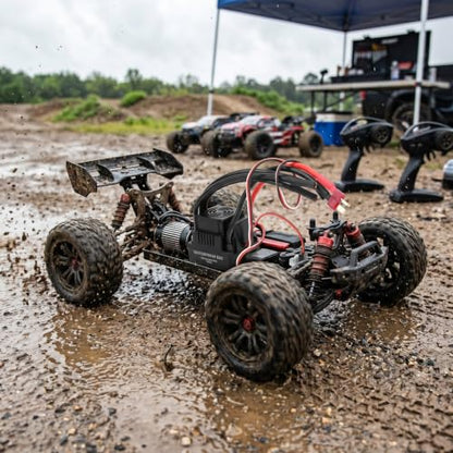 Estink Brushless ESC 120A High Torque Electronic Speed Controller Compatible with RC Car Brushless Motors