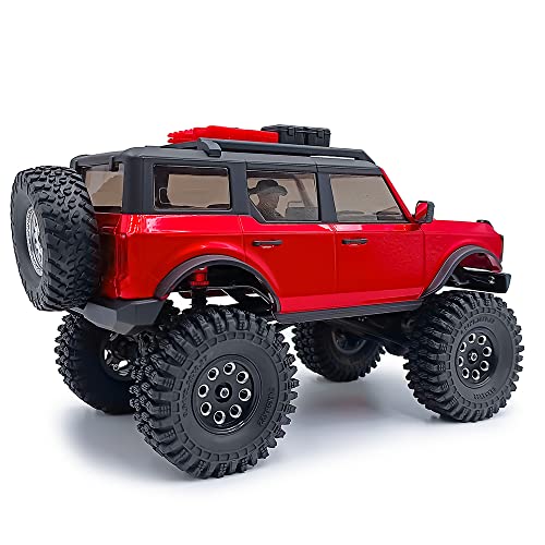 4PCS RC 1.0 Tires Foam Insert Soft Rubber 1.0" Wheel Tires 58MM | For 1/18 TRX4M Upgrades 1/24 SCX24