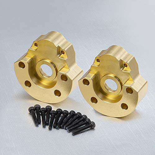 Heavy Brass Outer Portal Drive Housing 65g for 1/10 Redcat GEN8 RC Car (2PCS) - size: 2PCS