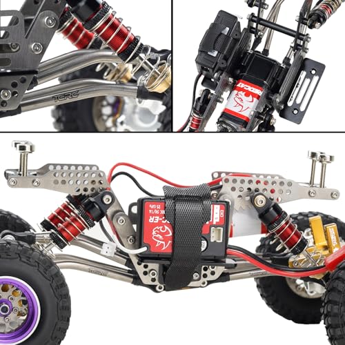 GR5 Titanium LCG Chassis Kit Frame Rail for Redcat Ascent-18 1/18 Scale RC Rock Crawler Upgrades - style: GR5 Titanium