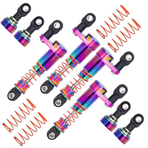 1/10 RC Shock Oil Dampers kit with Offset Cap for 1/10 SCX10 TRX4 Capra Axial Tamiya LCG Cheater Rigs VS4-10 D90 90046 RC Crawler Car (75mm) - size: 75mm