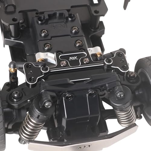 KYX Racing Aluminum Rear Mount Plate Body Post Mount Upgrades Parts Accessories for 1/10 RC Car Tamiya MB01