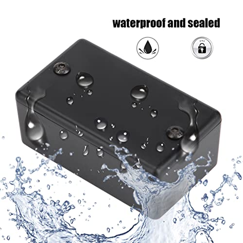 RC Receiver Box Waterproof Sealed Plastic Enclosure for Remote Control Car Boat Accessories Black 60x35x25mm