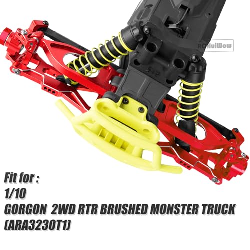 RC Suspension Arms Upgrades Part for 1/10 Gorgon 2WD RTR Brushed Monster Truck(ARA3230T1), Alloy Aluminium Front Upper& Front Lower& Rear Suspension Arms A arms, Red - color: Red(6pcs)