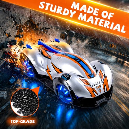 AEROQUEST Spherical Wheel Remote Control Car fot 6+ Years Old Boys Gift | Proportional Speed & Steering, 30–90° Adjustable Wheels, 360° Spin, Fishtail Drift, 2.4GHz Birthday Gift Boys