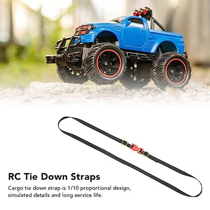 5PCS RC Crawler Accessories, Roof Rack Straps, 1/10 RC Crawler Compatible with 1/10 RC Pedrail SCX10 D90 WPL D12 TF2 YK6101