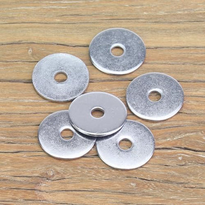 110 Pieces M4x20x1.2mm Fender Washers, 304 Stainless Steel Flat Washers, Fender Washers, Metal Washers for Screws Bolts - size: M4X20X1.2mm