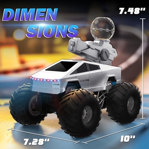 Amphibious Remote Control Car 1:16 All Terrain Off Road RC Monster Truck | 4WD Waterproof RC Truck 2.4GHz RC Car Toys, Kids Birthday Gift for Boys Girls Age 5+ - size: 1:16 RC Car (Amphibious)