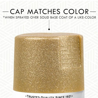 Rust-Oleum 301495-6PK Specialty Glitter Spray Paint, 10.25 oz, Gold, 6 Pack - color: Gold, size: 10.25 Ounce (Pack of 6)