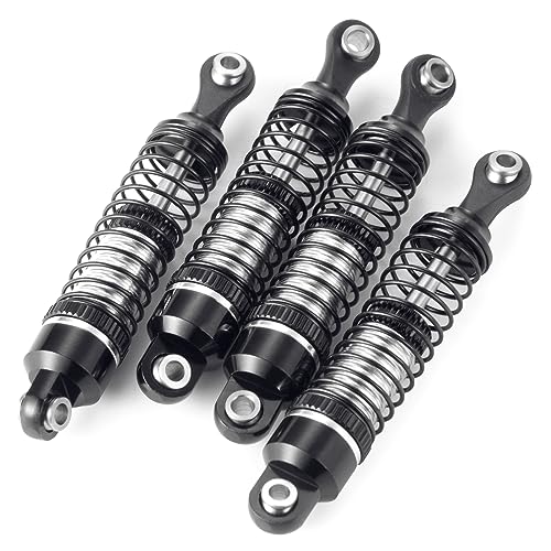 52mm Shock Absorber Damper Upgrade Parts, Black | For 1/18 TRX4M, RC Crawler Car - color: Black