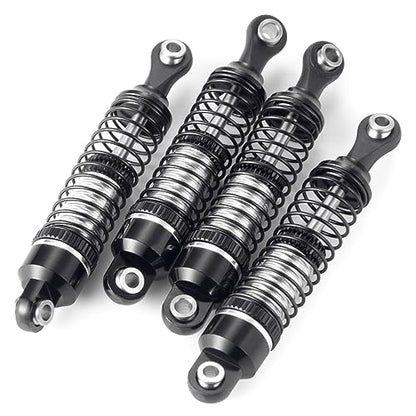 52mm Shock Absorber Damper Upgrade Parts, Black | For 1/18 TRX4M, RC Crawler Car - color: Black