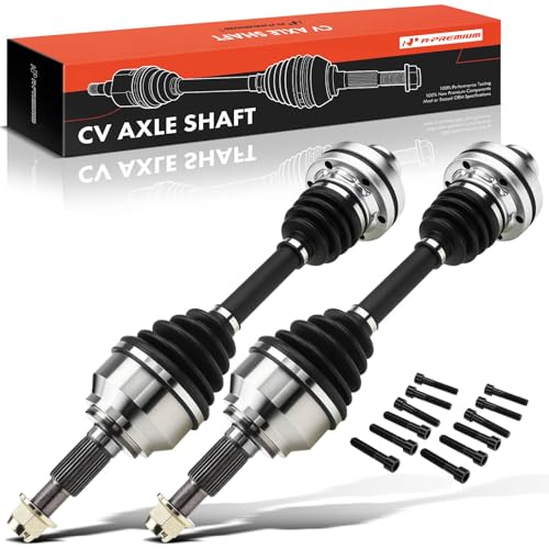 A-Premium Set of 2 Front Axle Shaft Assembly | Compatible with Volkswagen Touareg 2004-2010 & Audi Q7 2007-2010 & Porsche Cayenne 2003-2006 2008-2010, Front Left and Right - style: Front Driver and Passenger Side