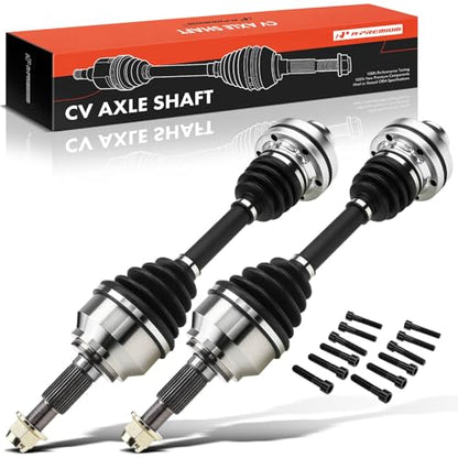A-Premium Set of 2 Front Axle Shaft Assembly | Compatible with Volkswagen Touareg 2004-2010 & Audi Q7 2007-2010 & Porsche Cayenne 2003-2006 2008-2010, Front Left and Right - style: Front Driver and Passenger Side