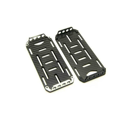 Carbon Fiber Battery Mount Plate Tray for 1/10 RC Crawler SCX10 Fit for Axial Rock Car