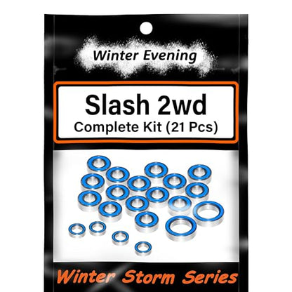 for Traxxas Slash 2wd, Stampede, Rustler BL-2s 2WD 1/10 Bearings Kit (All Versions) (21 Pcs)