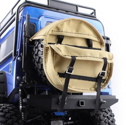 RC Spare Tire Trash Bag for TRX4 SCX10 LC70 | Fits 1.9" & 2.2" Tires, Scale Accessories, Trail Style, 1/10 RC Crawler Decoration - style: Set 1