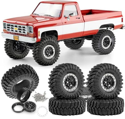 REDSPIDER•1.3'' Crawler Tires OD 2.75'' (4PCS) for 1/18 1/24 TRX4M SCX24 AX24 FCX18 FCX24 RC Crawler Car (Tires)