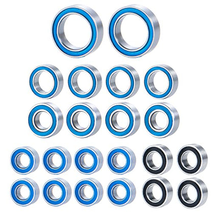 1 Set/22PCS Steel RC Car Precision Sealed Ball Bearing Kit for TRX4M 1/18th RC Crawler Car Upgrades Parts