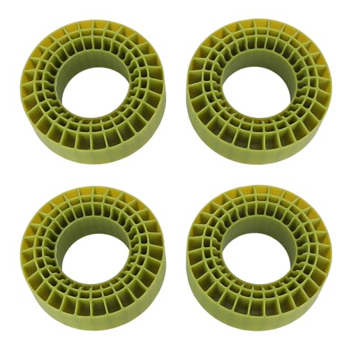 1.9Tire Inserts Silicone Rubber Insert Foam, Silicone Insert Foam Fit 1.9 Wheel Tires, Silicone Tire Inserts Fit Wheel Tires 1/10 Crawler Accessories Red (OD Green) - color: Od Green