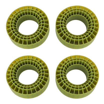 1.9Tire Inserts Silicone Rubber Insert Foam, Silicone Insert Foam Fit 1.9 Wheel Tires, Silicone Tire Inserts Fit Wheel Tires 1/10 Crawler Accessories Red (OD Green) - color: Od Green