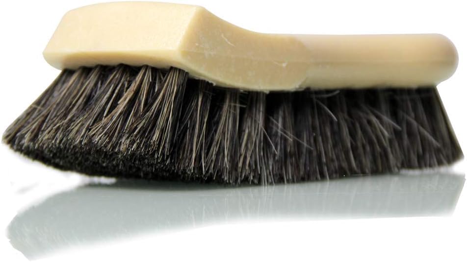 Chemical Guys Long Bristle Horse Hair Leather Cleaning Brush - Leather Brush to Gently Clean Car Interiors,Furniture,Sneakers,Boots,and More - Safe for Natural,Synthetic,Faux,and Pleather,(Pack of 12) - size: Brush (Pack of 12)
