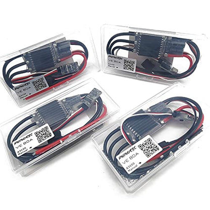 AM32 Crawler ESC 80A Power System 2-8S BEC 5.20-8.2V Adjustable for 1/8 1/10 Scale Cars Crawler Car Axial SCX10 Traxxas TRX-4 TRX-6 (Crawler AM32 80A ESC) - color: Crawler Am32 Esc