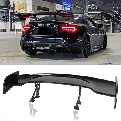 GT Universal Spoiler, Glossy Black 47Inch Adjustable Rear Trunk Wing, Lightweight ABS Car Spoiler GT Style - size: Glossy Black