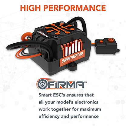 Spektrum Firma 150A Brushless Smart ESC / 2050Kv Sensorless Motor Combo, SPMXSEMC05, Black