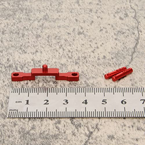 RCAWD SCX24 Upgrades Body Post Front for Axial, Body Mount Aluminum Parts for AXI00002 Red - color: Red