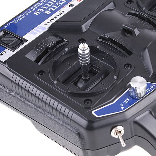 2.4G FS-CT6B 6 CH Radio Model RC Transmitter & Receiver PPM/GFSK Heli/Airplane/Glid 12V DC