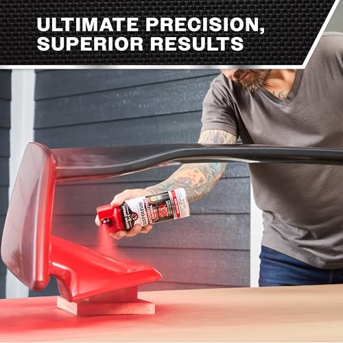 Rust-Oleum 2X Automotive Enamel 5-in-1 Spray Paint, Gloss Red | Fast Dry, Adjustable Custom Spray Dial, Multi Surface (Metal, Wood, Plastic and More), Any Angle, Ultimate Coverage, 6 Pack - color: Gloss Red, size: 12 Ounce (Pack of 6)