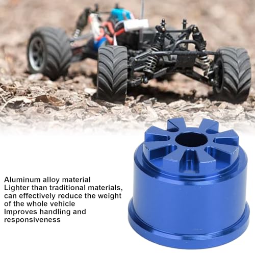 Differential Carrier, Improved Handling with Precise Locking, Aluminum RC Car Parts Housing Case for 1/10 Scale Vehicle Replacement, RC Enthusiasts, Racing and Off-Road Use - color: Blue
