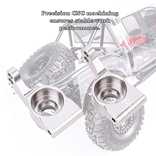 1:14 Metal Rear Axle Hub Carrier Precision CNC Machined for Remote Controlled RC Car, Blue (Color BE6040T) - color: Titanium Color Be6040t