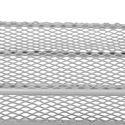Stainless Steel Roof Rack Luggage Carrier,Not Easy to Wear and Tear Luggage Carrier Roof Rack,Vivid and Beautiful RC Luggage Carrier,for MN RC Crawler MN90 MN90KSilver (Silver) - color: Silver