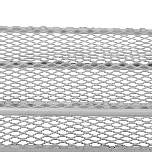 Stainless Steel Roof Rack Luggage Carrier,Not Easy to Wear and Tear Luggage Carrier Roof Rack,Vivid and Beautiful RC Luggage Carrier,for MN RC Crawler MN90 MN90KSilver (Silver) - color: Silver